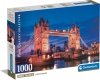 CLEMENTONI 1000 EL. COMPACT TOWER BRIDGE W NOCY PUZZLE 10+