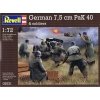 REVELL GERMAN PAK 40 WITH SOLDIERS 02531 SKALA 1:72