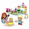 MEGA BLOKS KLOCKI MCX BARBIE CUKIERNIA 4+