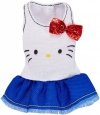 MATTEL BARBIE HELLO KITTY TOP Z CZERWONĄ KOKARDĄ FLP45 3+