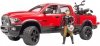 BRUDER DODGE RAM 2500 POWER WAGON Z MOTOREM DUCATI 3+