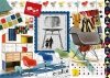 RAVENSBURGER 1000 EL. EAMES DESIGN CLASSICS KRZESŁA PUZZLE 12+