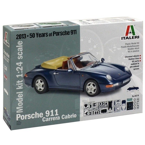 ITALERI PORSCHE 911 CARRERA CABRIO 3679 SKALA 124