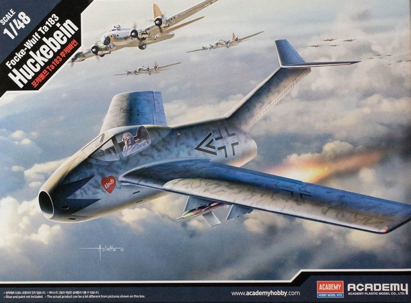 ACADEMY FOCKE-WULF TA183 HUCKEBEIN 12327 SKALA 1:48