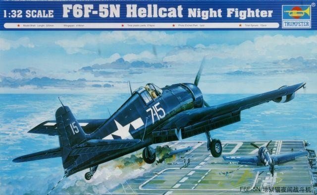 TRUMPETER FGF-5N HELLCAT NIGHT FIGHTER 02259 SKALA 1:32