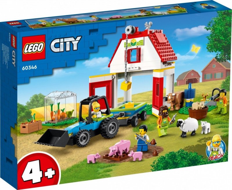 LEGO CITY STODOŁA I ZWIERZĘTA GOSPODARSKIE 60346 4+