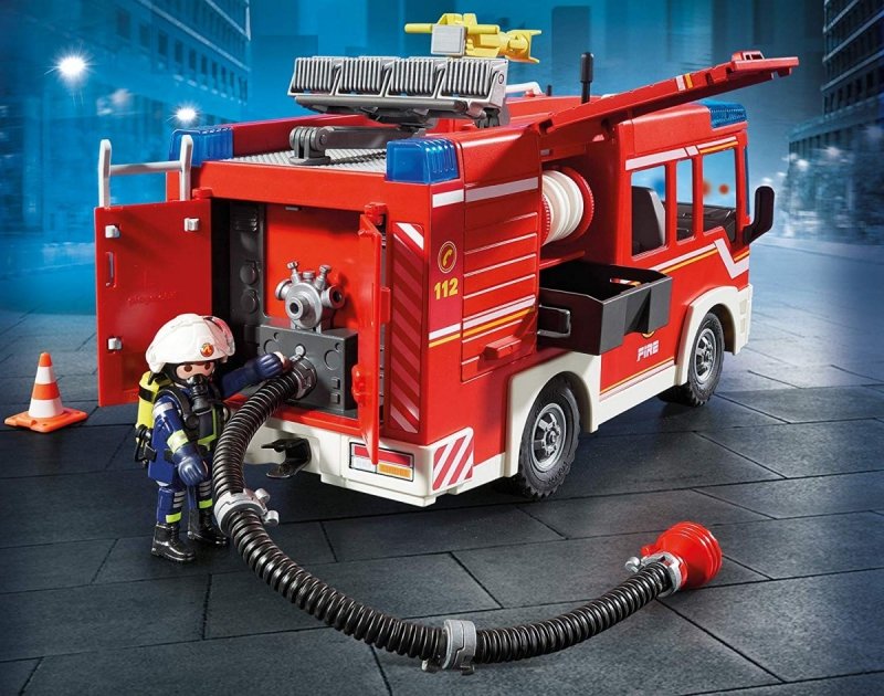 PLAYMOBIL CITY ACTION POJAZD RATOWNICZY STRAŻY POŻARNEJ 9464 4+