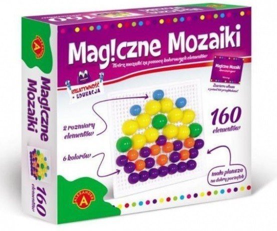 ALEXANDER MAGICZNE MOZAIKI KREATYWNOŚĆ I EDUKACJA 160 EL. 3+