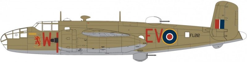 AIRFIX BOMBOWIEC NORTH AMERICAN MITCHELL MK.II 06018 SKALA 1:72