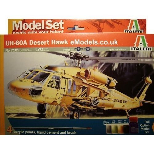 ITALERI UH-60A DESERT HAWK GIFT SET 71025 SKALA 1:72