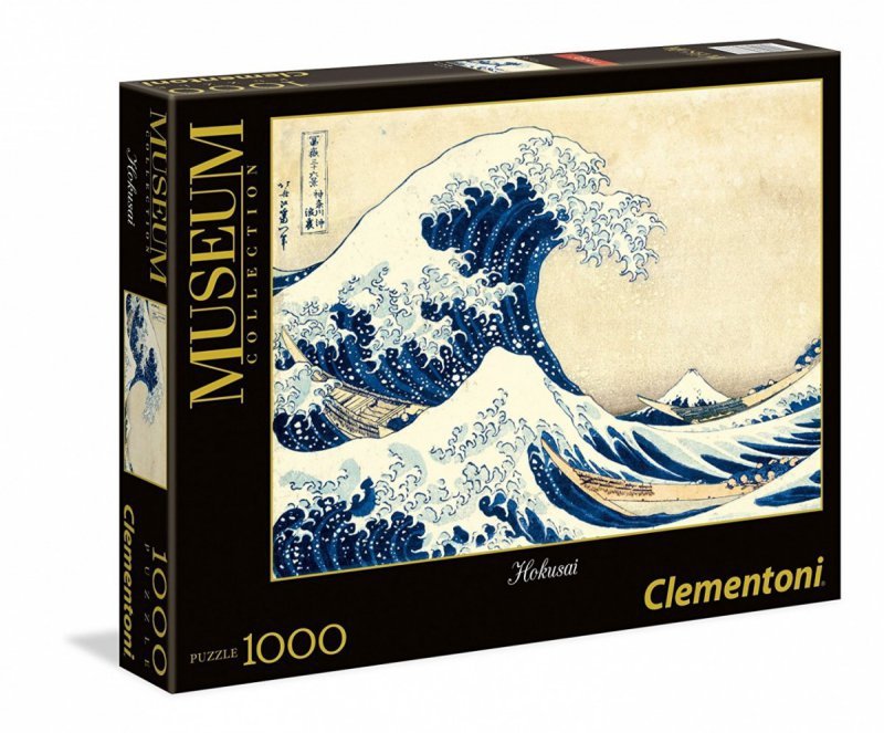 CLEMENTONI 1000 EL. HOKUSAI WIELKA FALA W KANAGAWIE PUZZLE 12+