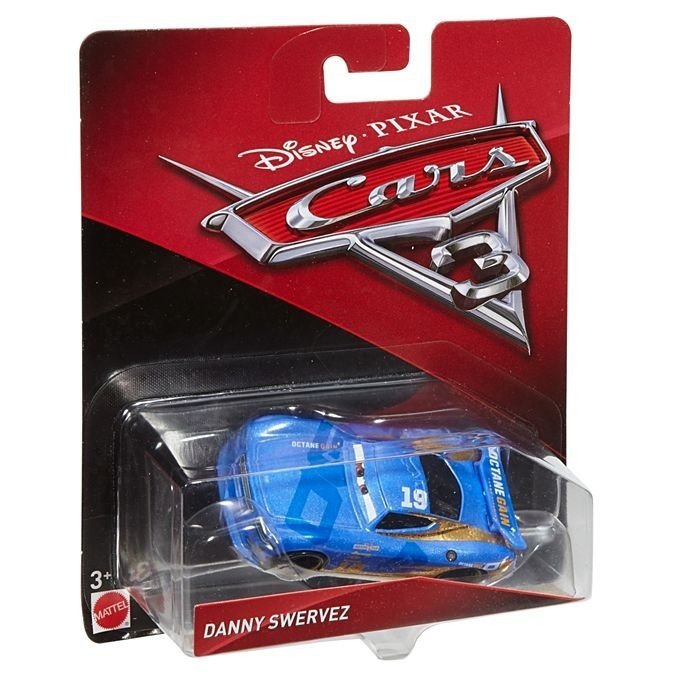 MATTEL AUTA CARS 3 SAMOCHODZIKI DANNY SWERVEZ DXV42 3+