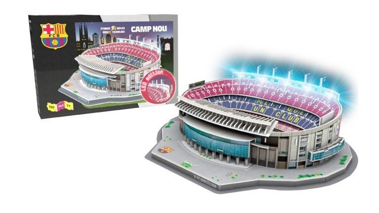 Puzzle 3D stadion Camp Nou Edycja LED