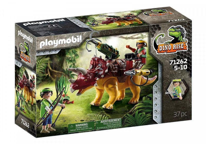 PLAYMOBIL DINO RISE TRICERATOPS 71262 5+