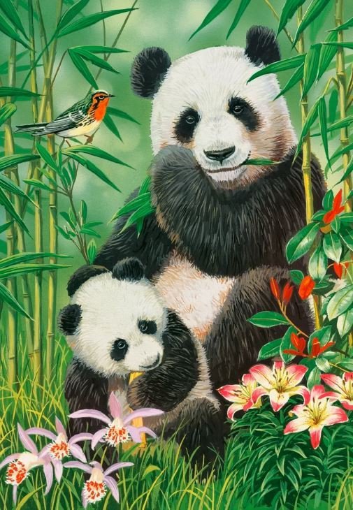 CASTOR 1000 EL. PANDA BRUNCH PUZZLE 9+