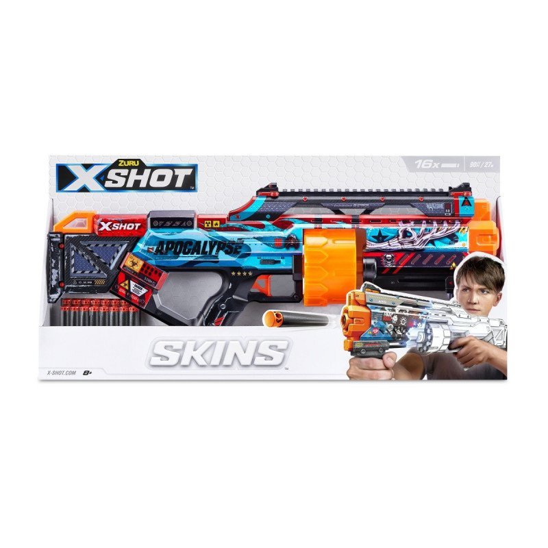X-SHOT WYRZUTNIA SKINS-LAST STAND (16 STRZAŁEK) 8+