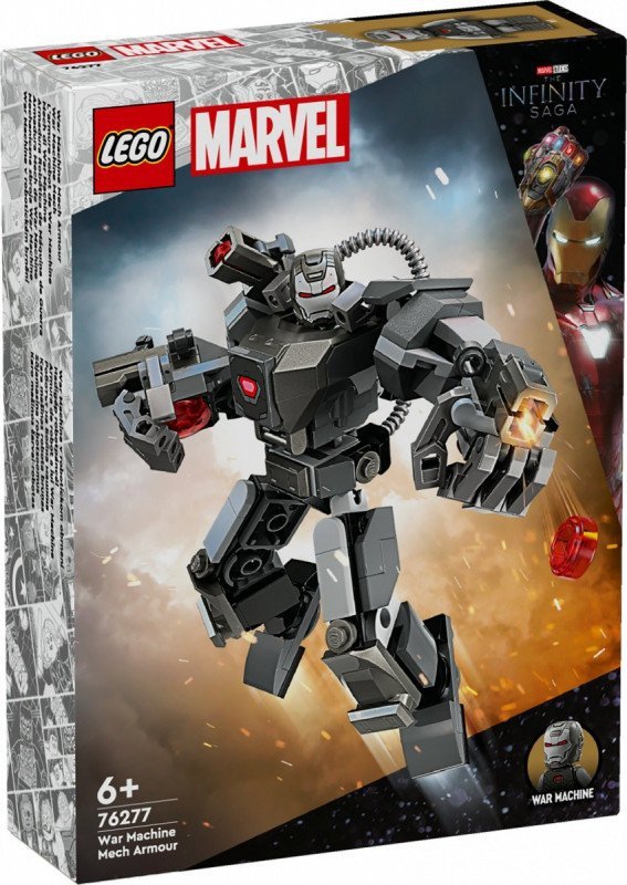 LEGO SUPER HEROES MECHANICZNA ZBROJA WAR MACHINE 76277 6+