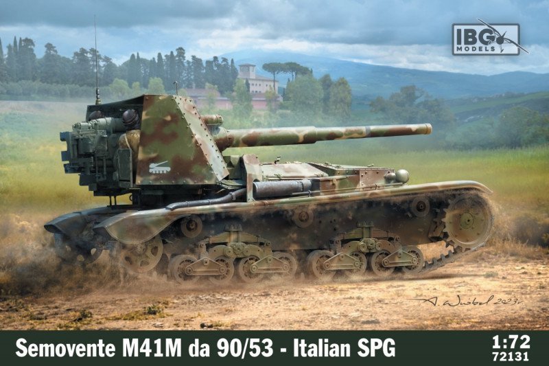 IBG SEMOVENTE M41M DA 90/53 ITALIAN SELFPROELLED 72131 SKALA 1:72