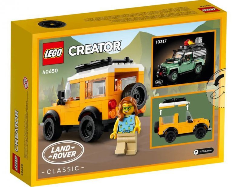 LEGO CREATOR LAND ROVER CLASSIC DEFENDER 40650 8+