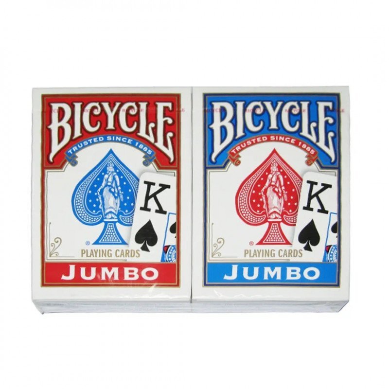 BICYCLE KARTY JUMBO INDEX 2-PAK 12+