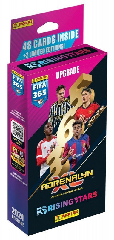  PANINI KARTY FIFA 365 2024 UPGRADE RISING STARS 5+