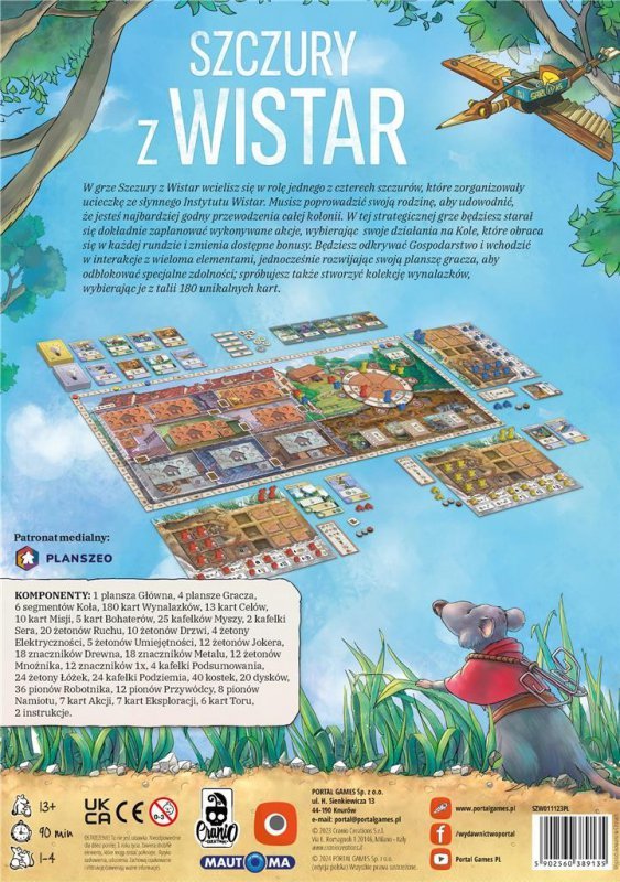 PORTAL GAMES GRA SZCZURY Z WISTAR 13+