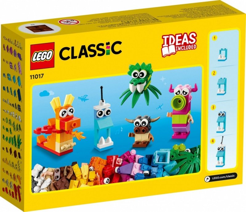 LEGO CLASSIC KREATYWNE POTWORY 11017 4+