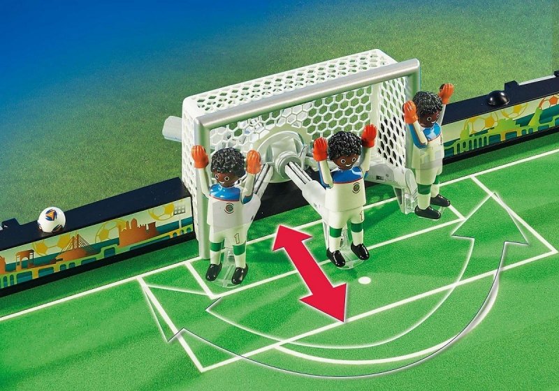 PLAYMOBIL SPORTS PRZENOŚNY STADION PIŁKARSKI 70244 5+