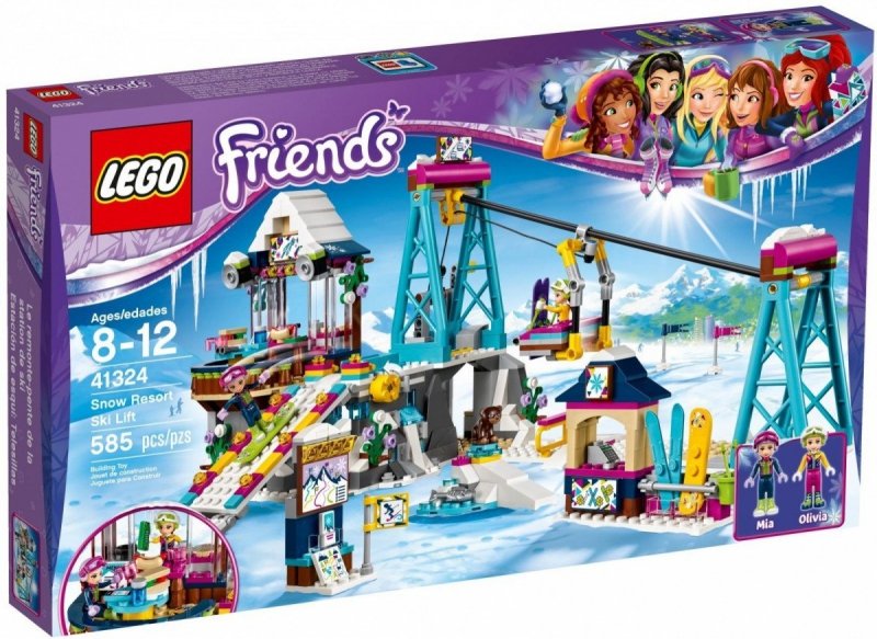 LEGO FRIENDS WYCIĄG NARCIARSKI W ZIMOWYM KURORCIE 41324 8+