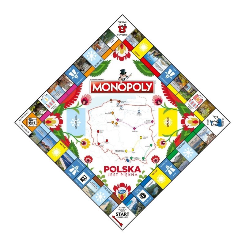 WINNING MOVES GRA MONOPOLY POLSKA JEST PIĘKNA 8+