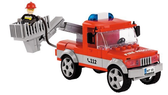 COBI KLOCKI ACTION TOWN 140 EL. CIĘŻARÓWKA STRAŻY POŻARNEJ 1479 5+