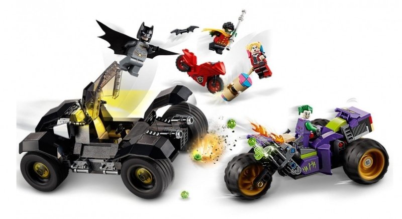 LEGO SUPER HEROES TRÓJKOŁOWY MOTOCYKL JOKERA 76159 7+