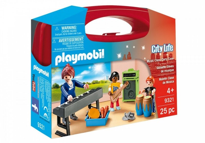 PLAYMOBIL ZESTAW FIGUREK SKRZYNECZKA LEKCJA MUZYKI 9321 4+