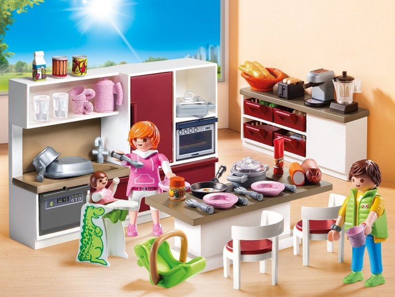 PLAYMOBIL DUŻA RODZINNA KUCHNIA 9269 4+