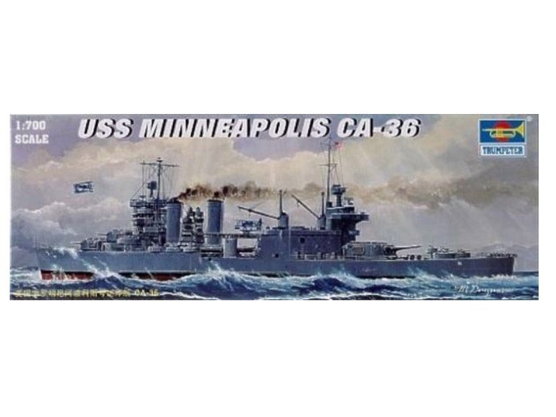TRUMPETER USS MINNEAPOLIS CA-36 05744 SKALA 1:700