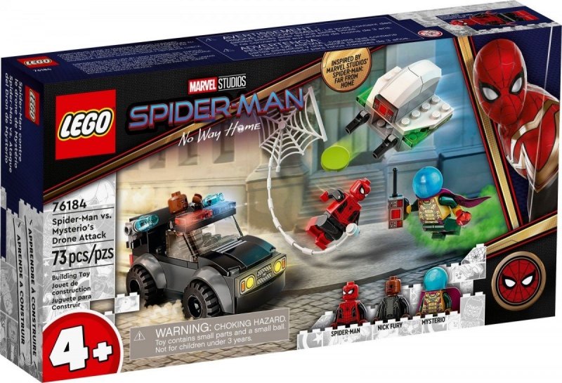 LEGO SUPER HEROES SPIDER-MAN KONTRA MYSTERIO I JEGO DRON 76184 4+