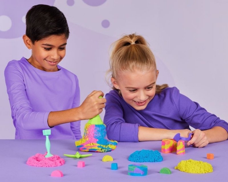 SPIN MASTER KINETIC SAND ZGNIATAJ I TWÓRZ 382G 3+