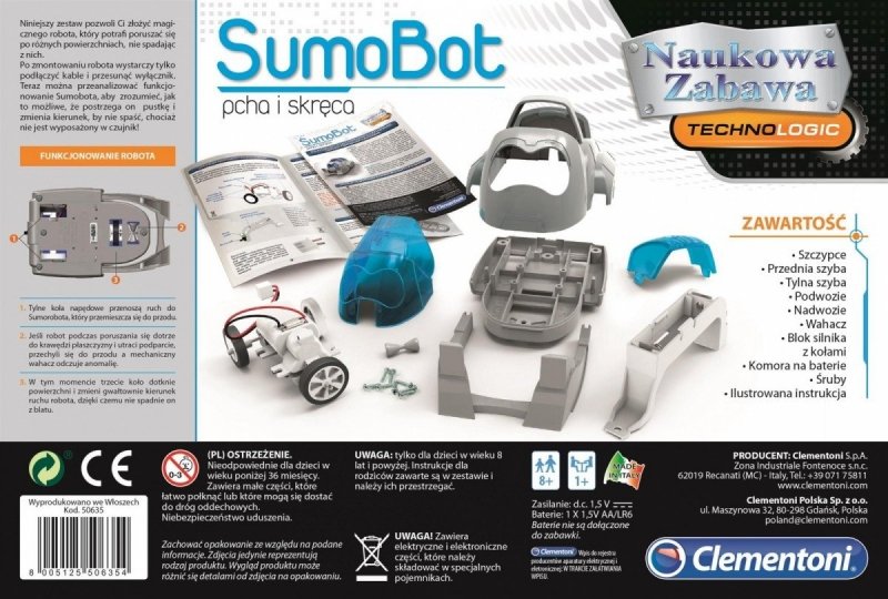 CLEMENTONI ROBOT SUMOBOT 50635 8+