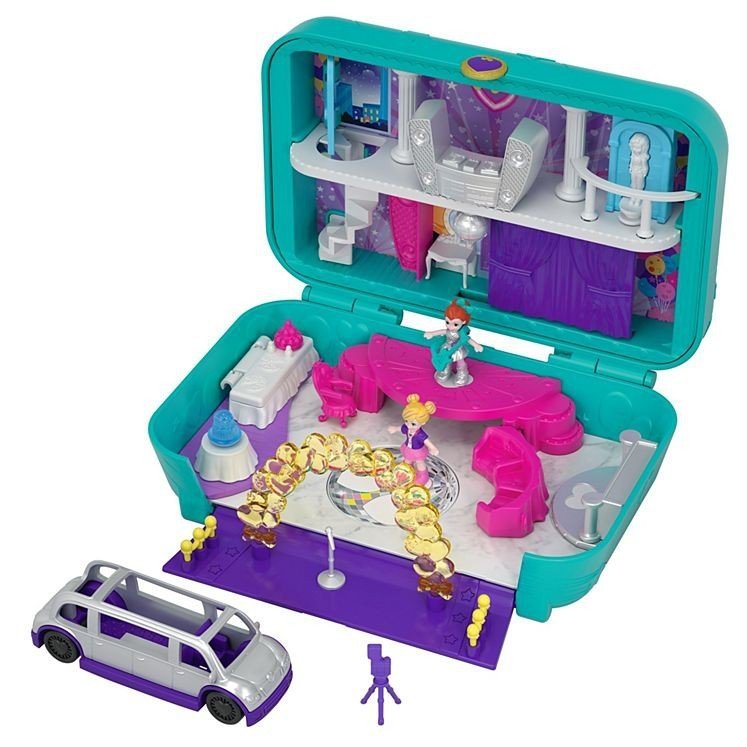 MATTEL POLLY POCKET UKRYTE MIEJSCA TANECZNA IMPREZA FRY41 4+