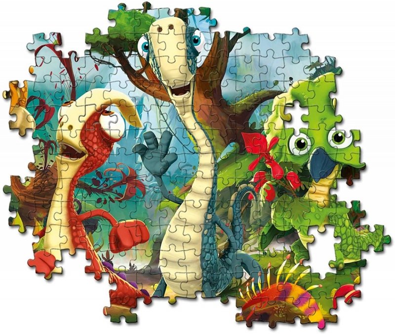 CLEMENTONI 104 EL. SUPER KOLOR GIGANTOSAURUS PUZZLE 6+