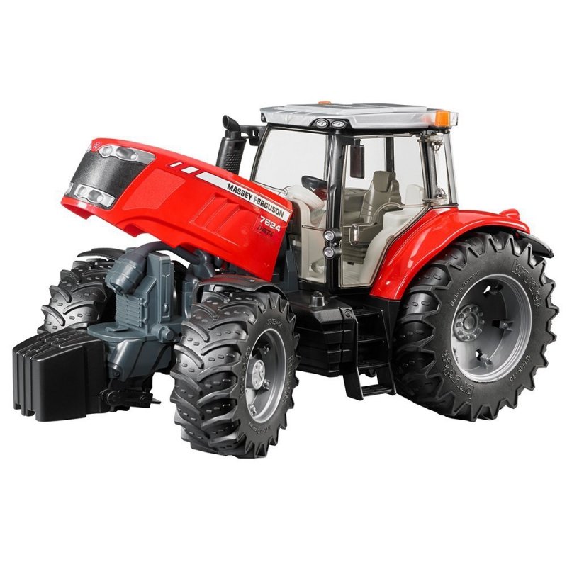 BRUDER TRAKTOR MASSEY FERGUSON 7600 4+