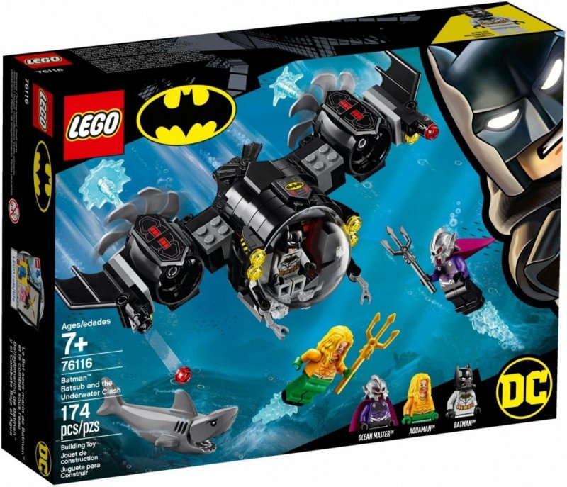 LEGO SUPER HEROES ŁÓDŹ PODWODNA BATMANA 76116 174+