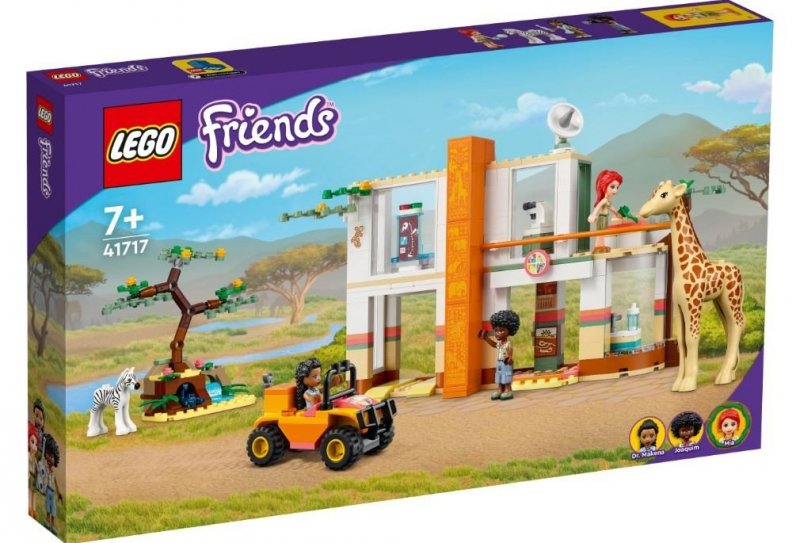 LEGO FRIENDS MIA RATOWNICZKA DZIKICH ZWIERZĄT 41717 7+