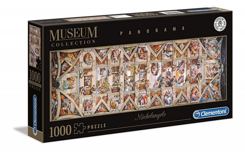 CLEMENTONI 1000 EL. MUSEUM SUFIT KAPLICY SYKSTYŃSKIEJ PUZZLE 10+