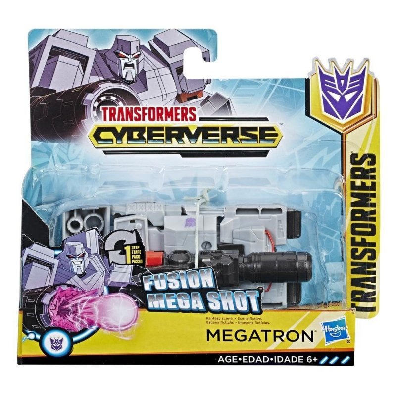 HASBRO TRANSFORMERS CYBERVERSE 1-STEP CHANGER MEGATRON E3643 6+