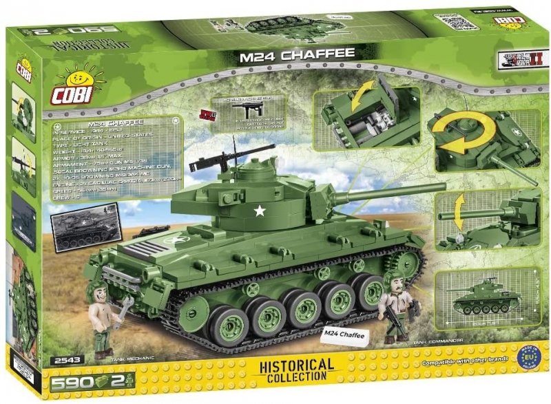 COBI HISTORICAL M24 CHAFFEE 2543 5+