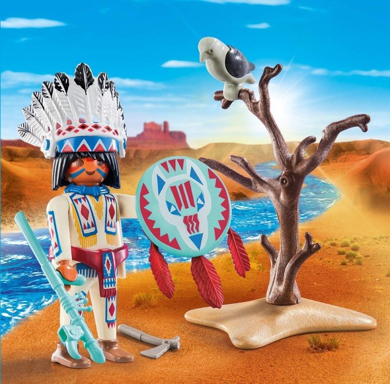 PLAYMOBIL FIGURKA WÓDZ INDIAN 70062 4+