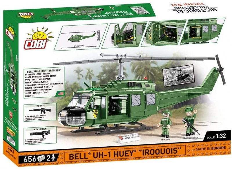 COBI HISTORICAL BELL UH-1 HUEY IROQUOIS 8+