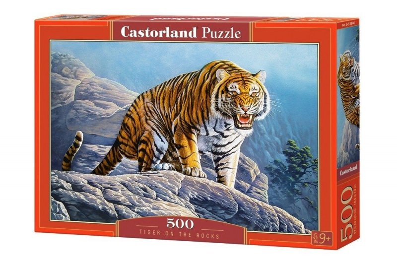 CASTOR 500 EL. TYGRYS NA SKAŁACH PUZZLE 9+