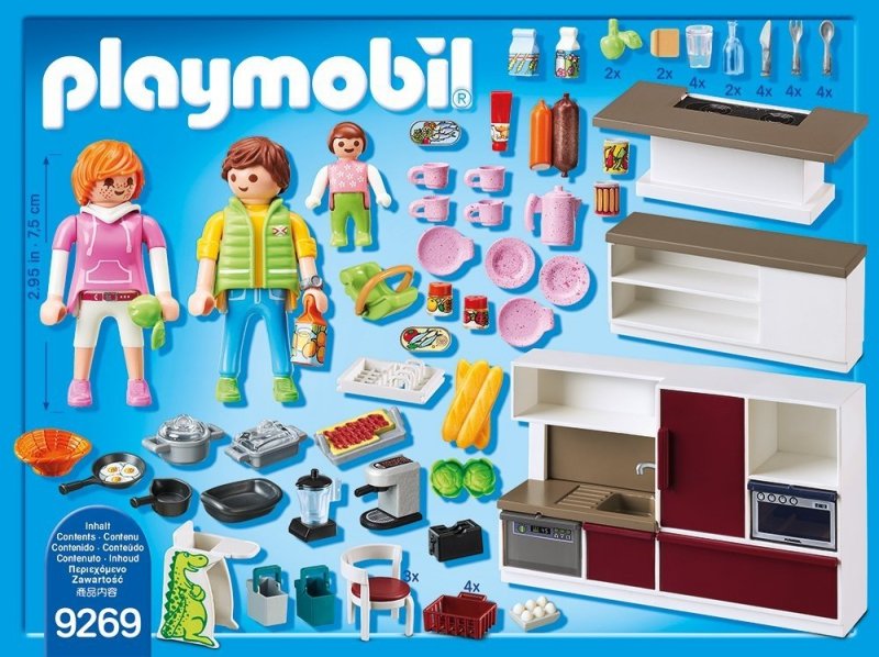 PLAYMOBIL DUŻA RODZINNA KUCHNIA 9269 4+